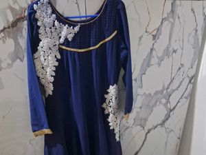 Elegant Navy Blue Maxi Dress