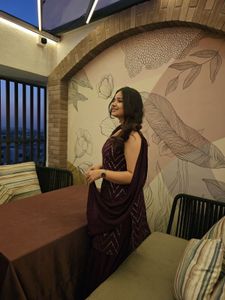 Elegant Burgundy Kurta Set with Dupatta