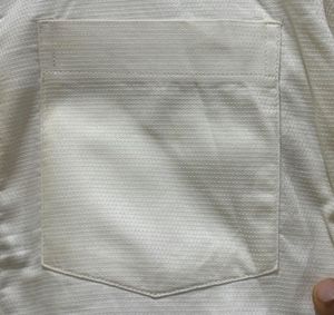Cream color shiny suit shirt