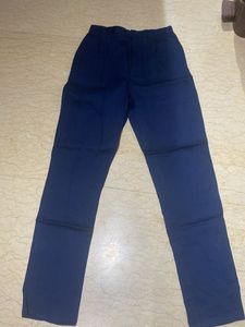 Navy Blue Straight Leg Pants