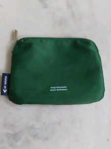 Air Astana Floral Print Pouch