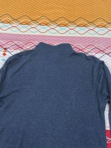 Men's Color Block Quarter Zip Sweater