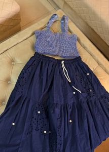 COMBO ALERT 🚨 Sparkly Crop Top & Maxi Skirt Set
