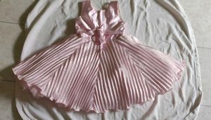 CUTE PINK BABY FROCK