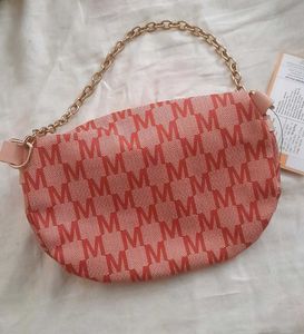Monogram Waist Bag with Gold Chain