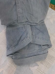 Men's Light Wash Denim Shirt