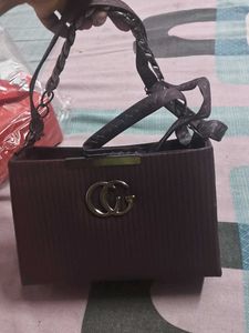 new violet colour sling bag