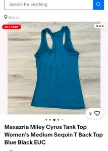 Very Cute And Beautiful Sequin Work Tank Top