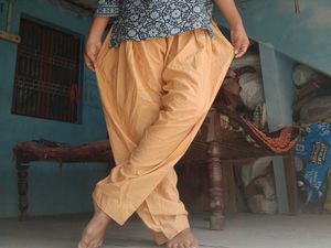 Stylish Yellow Patiala Pants