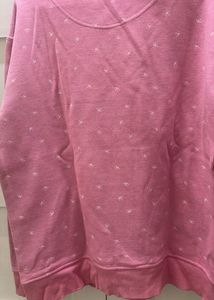 Pink Graphic Sweatshirt