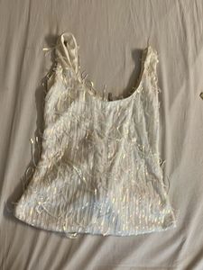 Sparkly White One-Piece