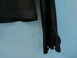 Black Zudio Tie-Front Cardigan