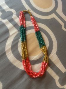 Multi-Color Beaded Necklace