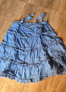 GAP Denim Ruffle Bottoms