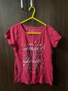 Girls Sparkle Graphic Tee