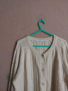 Cream Knit Cardigan
