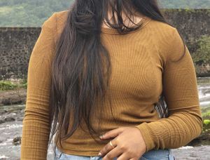 Ribbed Long Sleeve Top