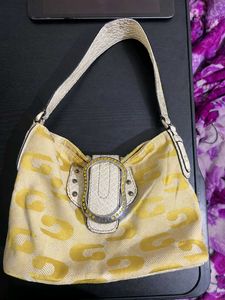 Y2k vintage guess baguette shoulder hobo bag