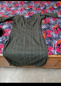 Olive Green Kurta Set