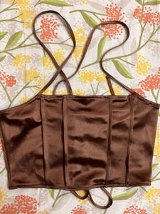 Satin Corset Top