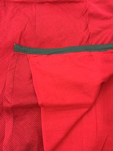 Red Embroidered Biba Kurta