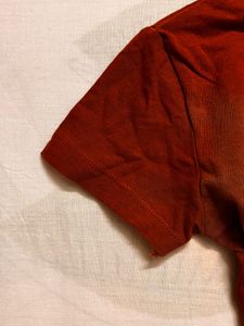 Brown Baby Crop Tee