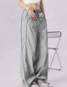 Oversized Grey Cargo Pants