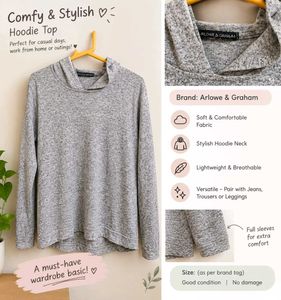 Stylish hoodie with cap