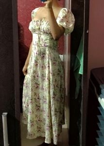 URBANIC Floral A- Line Dress