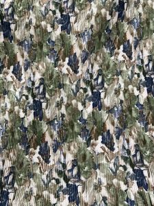 Floral Print Pleated Tunic Top