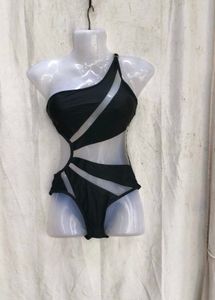 I. Chic Black One-Piece Swimsuit
