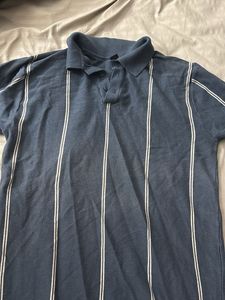 Men's Striped Polo T-Shirt