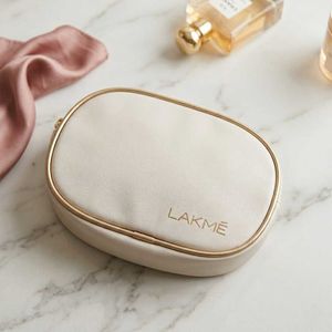 Off White Cosmetic Pouch
