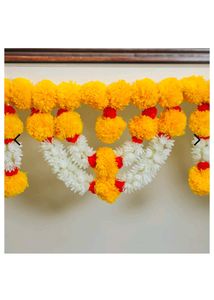 Marigold Toran With Pompom