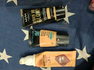 NYX, Maybelline & Blue Heaven Foundation Lot