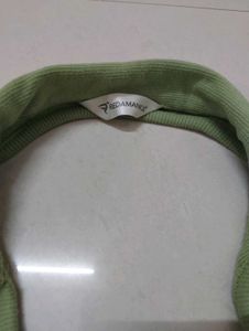 Ribbed Halter Neck Crop Top