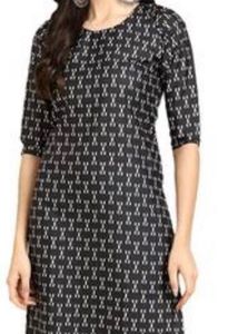 Black & White Print Kurti