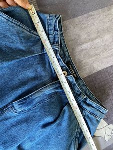 Wide Leg Denim Pants