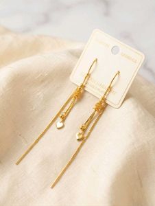 stylish Golden Harmony heart cham Earrings