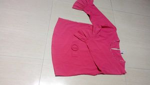 💗 Stylish Pink Top + Blue Jeans Combo