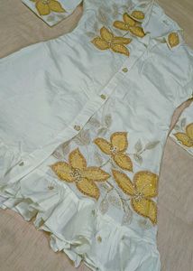 Elegant Embroidered cord-Set with Dupatta
