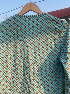 Cute Floral Button-Up Cardigan