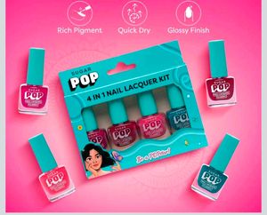 SUGAR POP 4 in 1 Nail Lacquer Kit | Chip-resistant