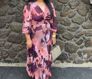 colour blocked dress