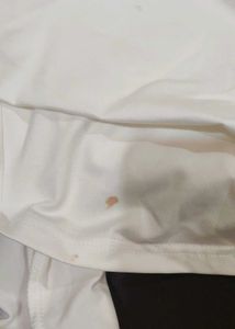 Off-Shoulder Ruched White Top