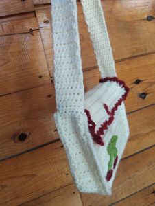 Crochet Cherry Shoulder Bag