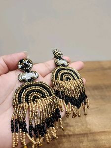 Beaded Statement Earrings