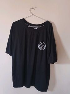 Oversized Black Graphic T-Shirt