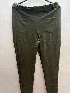 Olive Green Slim Fit Pants