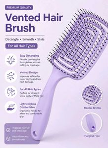 Vented Hair Brush for Detangling